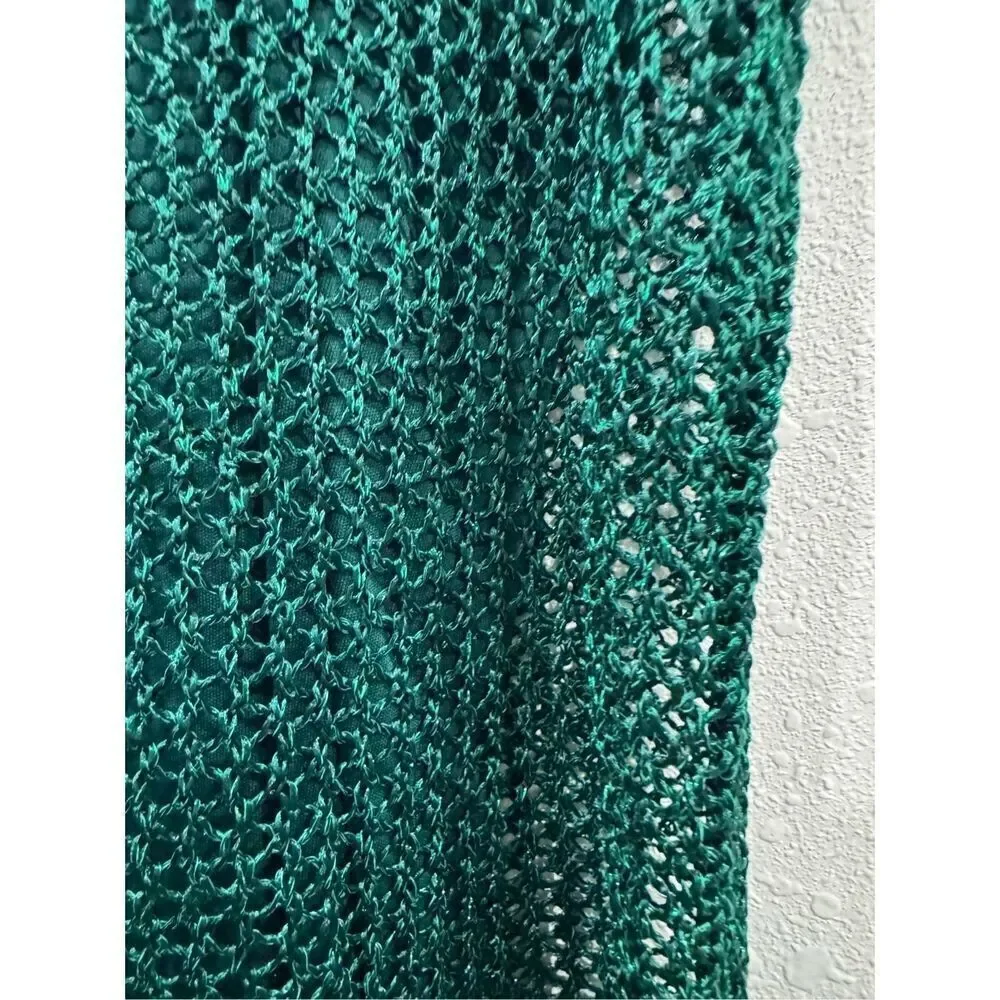 NWT! A New Day Openwork Midi Tank Dress green size xs - Picture 4 of 8